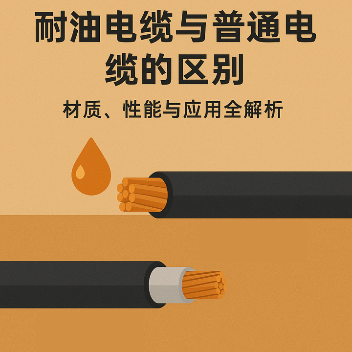耐油電纜與普通電纜的區(qū)別：材質(zhì)、性能與應用全解析