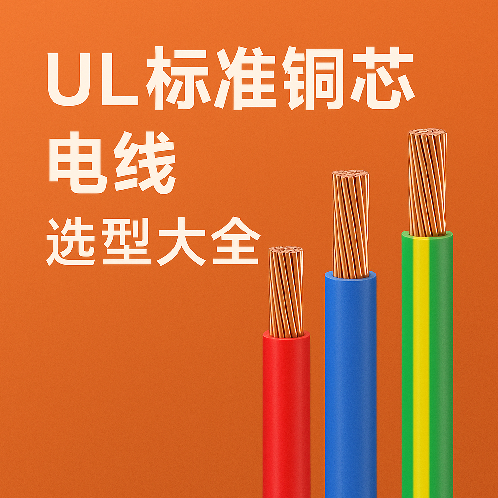 UL標準銅芯電線選型大全