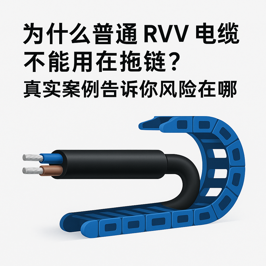 為什么普通 RVV 電纜不能用在拖鏈？真實案例告訴你風險在哪
