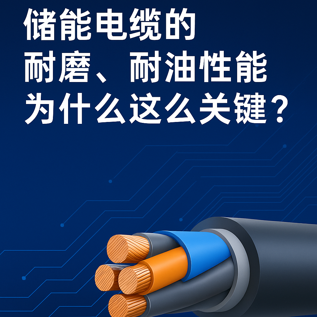 儲(chǔ)能電纜的耐磨、耐油性能為什么這么關(guān)鍵？真實(shí)工況告訴你答案